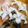 Схема вышивки «White Lilies»