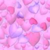 Схема вышивки «Розовые сердечки»