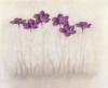 Схема вышивки «Purple Flowers on White»