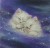 Схема вышивки «Подушка "Спящие котятки"»