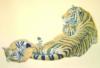 Схема вышивки «Тигры играют ))»