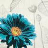 Схема вышивки «Blue Flower on White»