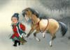 Схема вышивки «Мальчик с лошадью»