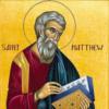 Схема вышивки «Святой апостол Матфей»