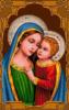 Схема вышивки «Мария с Исусом»