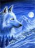 Схема вышивки «Дух волка»