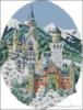 Схема вышивки «Замок в горах»