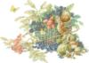 Схема вышивки «Корзина с фруктами»