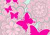 Схема вышивки «Pink Butterflies - Easy»