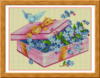 Схема вышивки «Коробка с цветами»