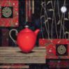Схема вышивки «Красный чайник слева»