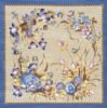 Схема вышивки «Подушка "синие цветы"»