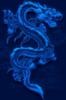 Схема вышивки «Голубой дракон»