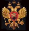 Схема вышивки «Герб России на чёрном»