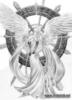 Схема вышивки «Крик ангела»