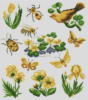 Схема вышивки «Цветы, птицы и бабочки»