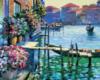 Цветочный причал в Венеции: оригинал