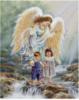 Схема вышивки «Ангел с детками»