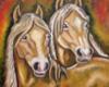 Схема вышивки «Две лошадки»