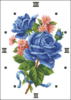 Схема вышивки «Часы "Розы"»