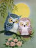 Схема вышивки «Cute Owls»