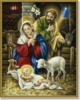 Схема вышивки «Рождение Иисуса»