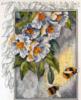 Схема вышивки «Цветы и пчёлки»