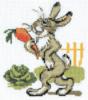 Схема вышивки «Кролик с морковкой»
