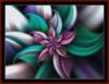 Схема вышивки «Лиловый цветок»