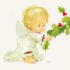 Схема вышивки «Рождественский ангелочек»
