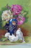 Схема вышивки «Голуби и розы»