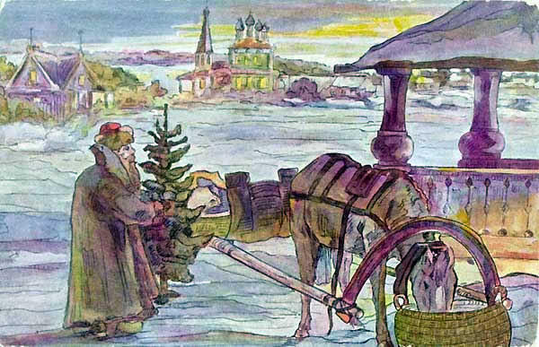 Открытка рождество старинная Открытка рождество старинная