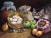 Схема вышивки «Кошки и мышки в кладовой»