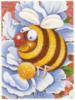 Схема вышивки «Забавная пчёлка»