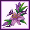 Схема вышивки «Сиреневый цветок»