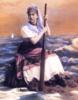 Схема вышивки «Девушка с веслом»