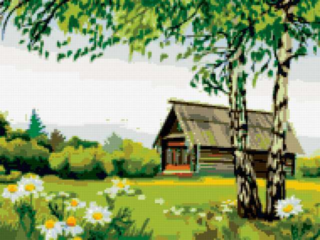 Схемы вышивки лето Схемы вышивки лето