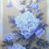 Схема вышивки «Нежно голубой цветок»