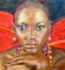 Схема вышивки «Портрет африканки»