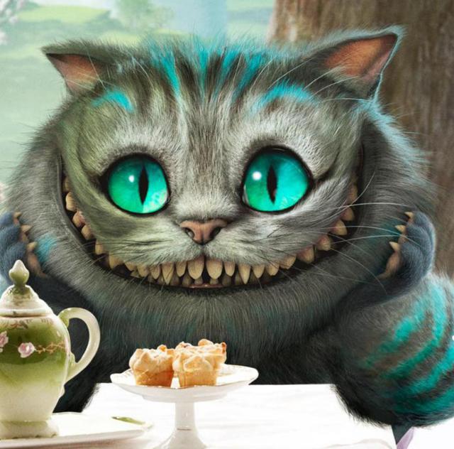 Чеширский кот для вышивки 673