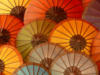 Схема вышивки «Разноцветные зонтики»