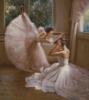Схема вышивки «Две балерины»