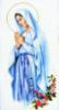 Схема вышивки «Икона Дева Мария»