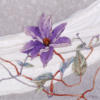 Схема вышивки «Подушка "Фиолетовый цветок"»