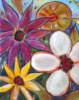 Схема вышивки «Exotic Flowers - Triptych Left»