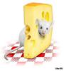 Схема вышивки «Мышь и сыр»