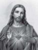 Схема вышивки «Исус с сердцем»