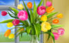 Схема вышивки «Весна...тюльпаны»