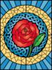 Схема вышивки «Celtic rose»