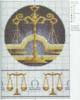 Схема вышивки «Знаки зодиака. Весы»